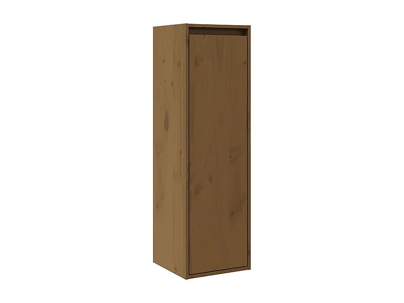 Armoire murale Marron miel 30x30x100 cm Bois de pin massif