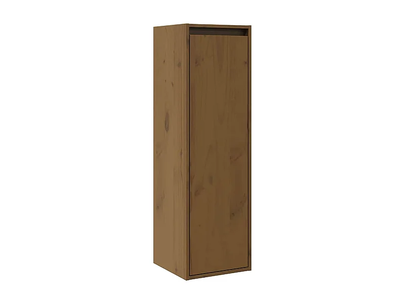 Armoire murale Marron miel 30x30x100 cm Bois de pin massif