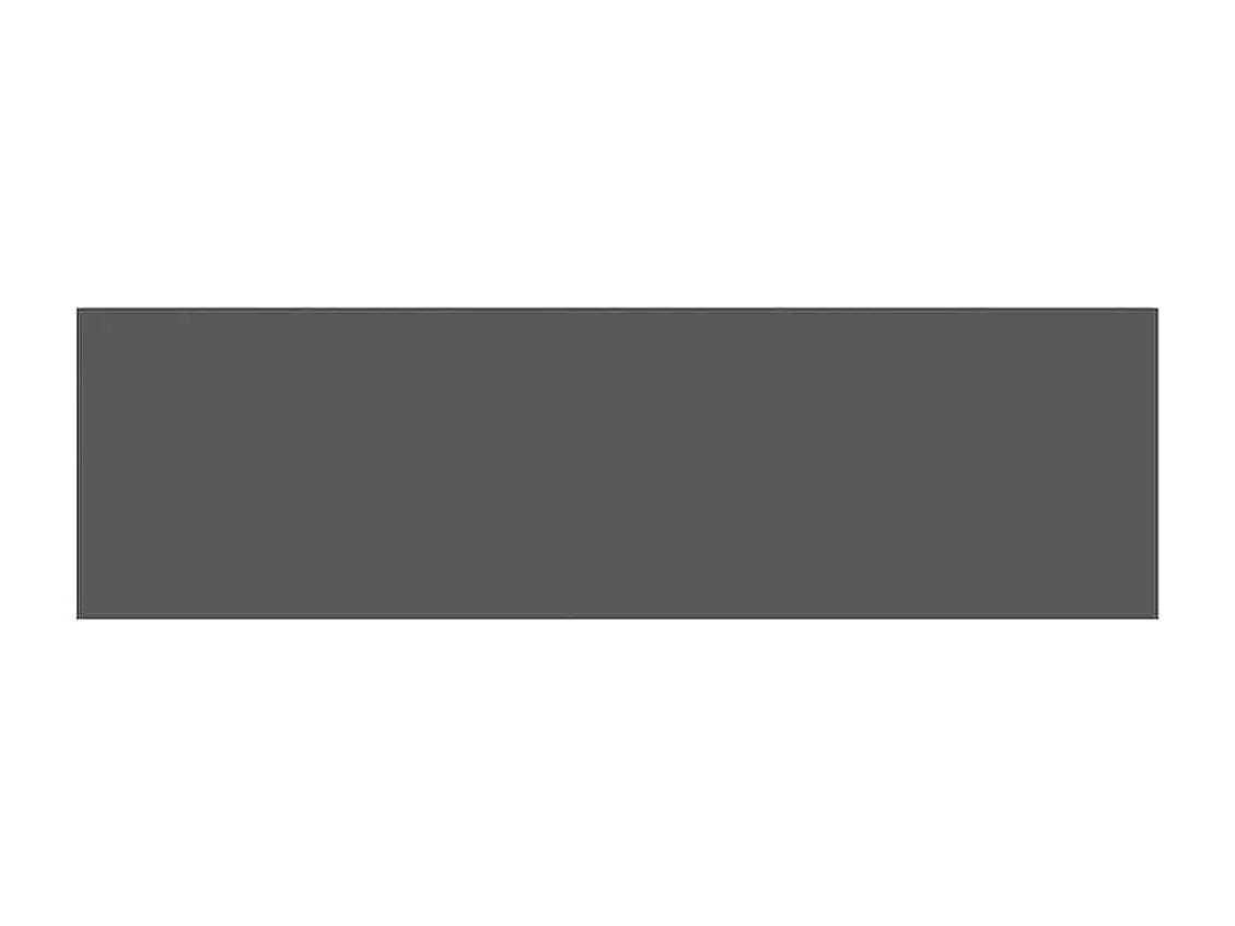 Étagère murale flottante 4 pcs Gris brillant 80x23,5x3,8 cm MDF