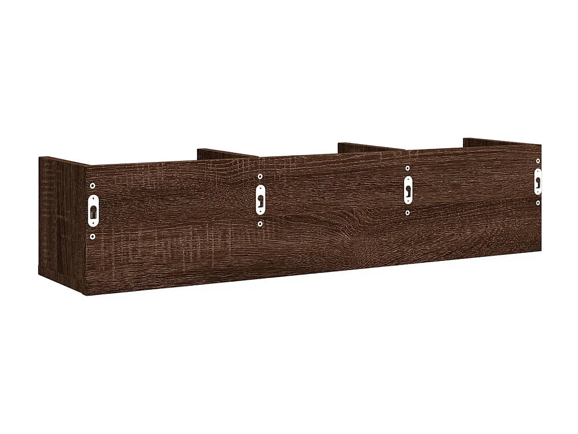 Wandschrank Braun Eichen-Optik 75x18x16,5 cm Holzwerkstoff
