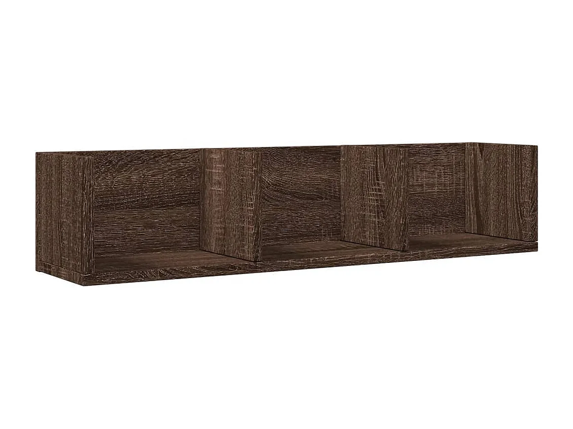 Wandschrank Braun Eichen-Optik 75x18x16,5 cm Holzwerkstoff