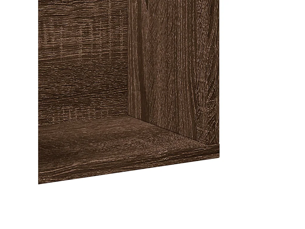Wandschrank Braun Eichen-Optik 75x18x16,5 cm Holzwerkstoff