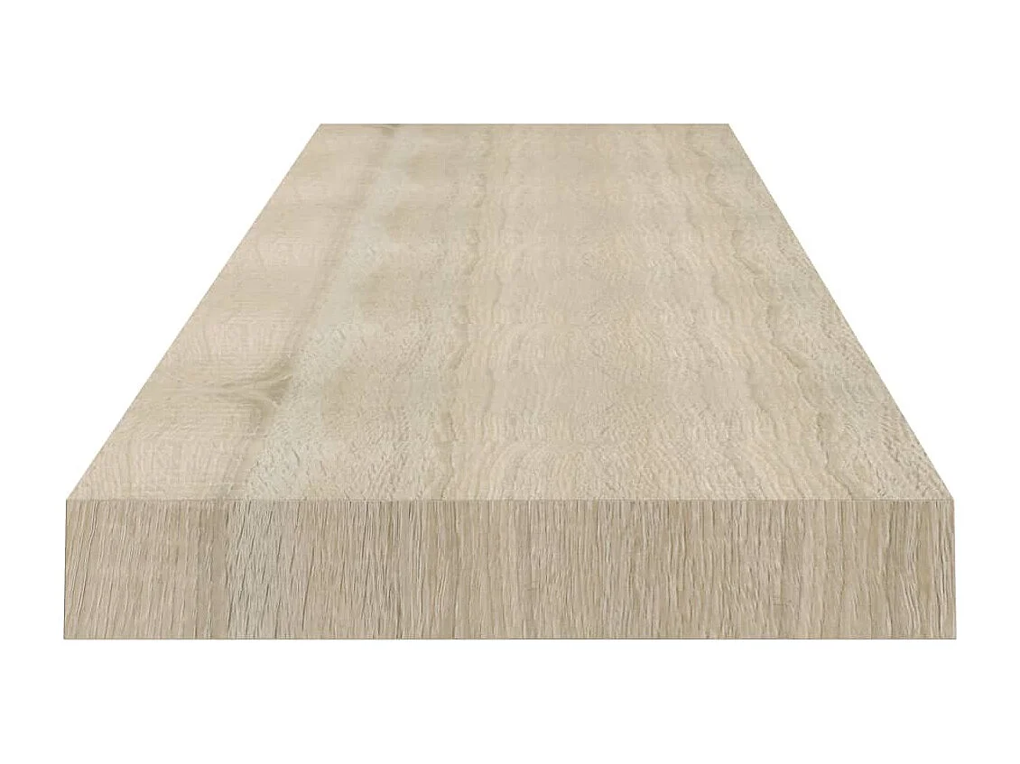 Scaffale a Parete Rovere 120x23,5x3,8 cm in MDF
