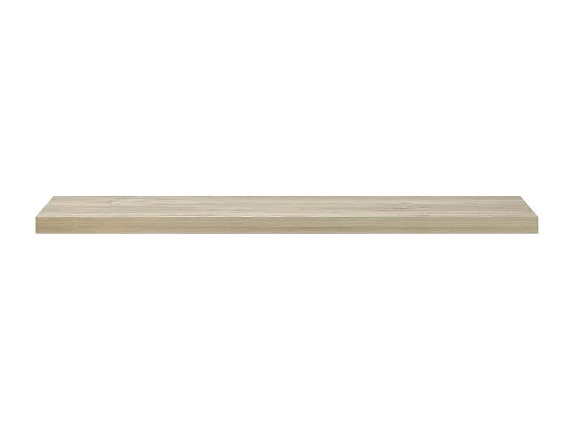 Étagère flottante murale chêne 120x23,5x3,8 cm MDF