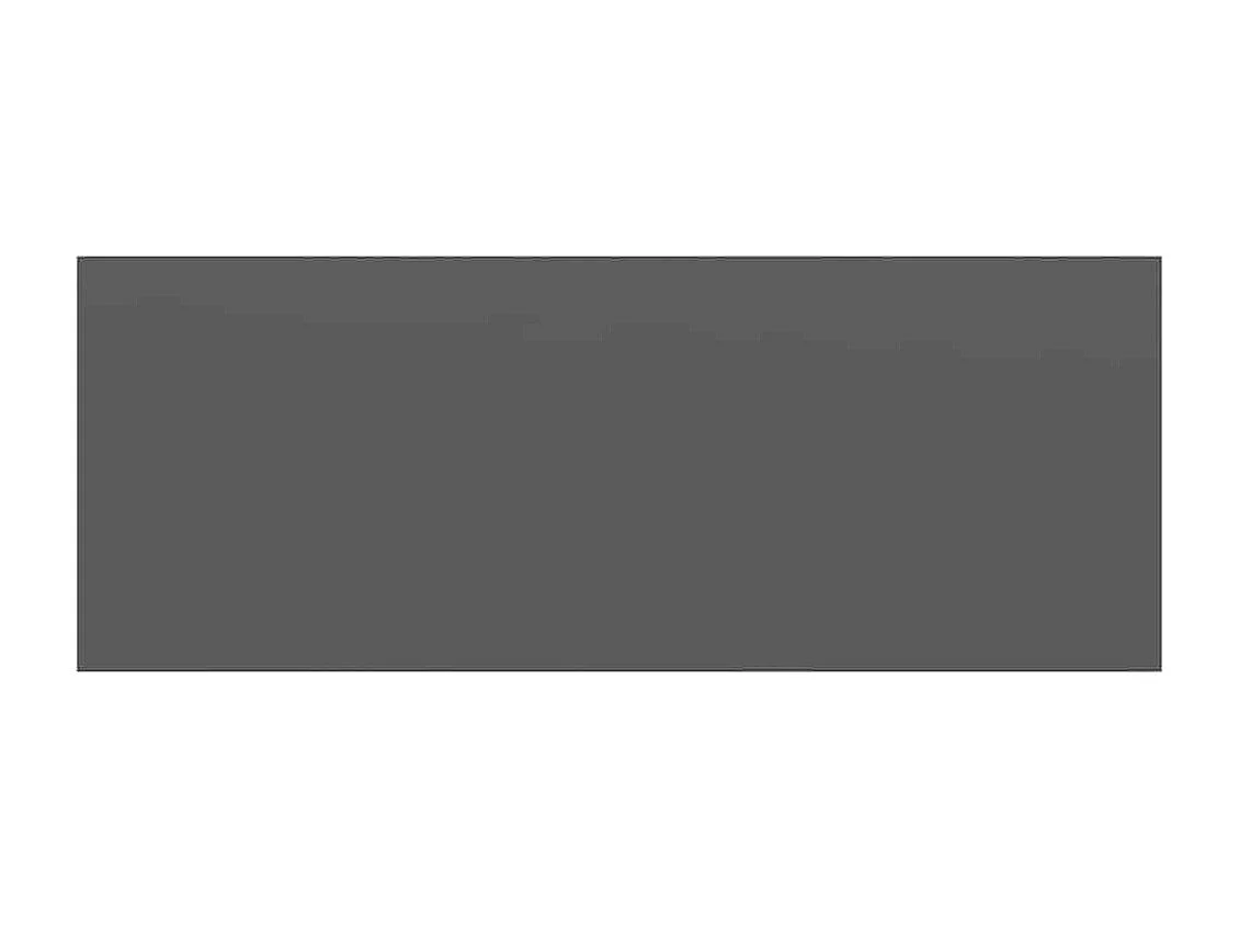 Étagère murale flottante Gris brillant 60x23,5x3,8 cm MDF