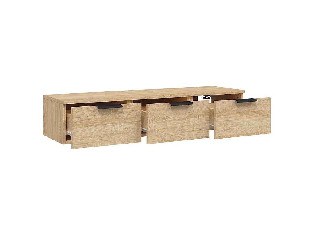 Wandschrank Sonoma-Eiche 102x30x20 cm Holzwerkstoff