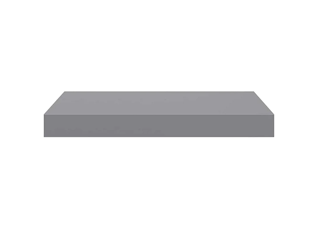 Wandschappen zwevend 4 st 40x23,5x3,8 cm MDF grijs