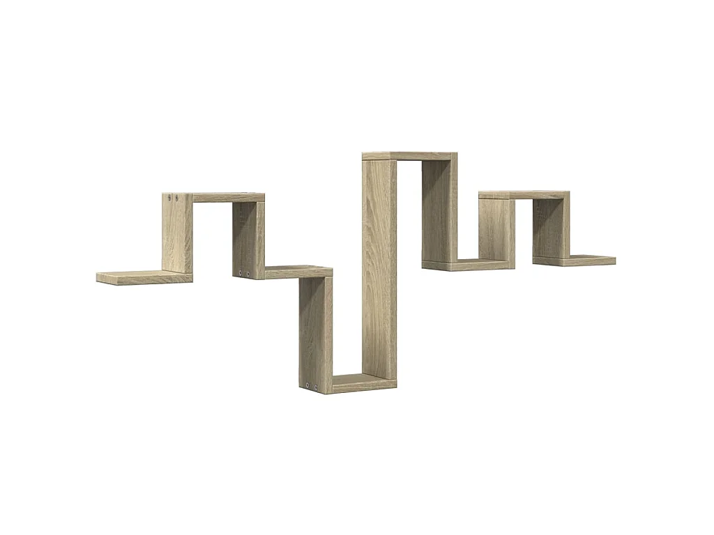 Étagère murale chêne sonoma 104,5x10x43 cm bois d'ingénierie