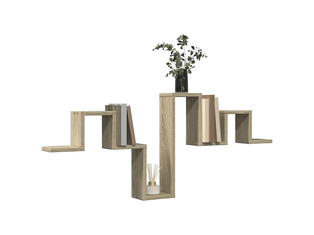 Étagère murale chêne sonoma 104,5x10x43 cm bois d'ingénierie
