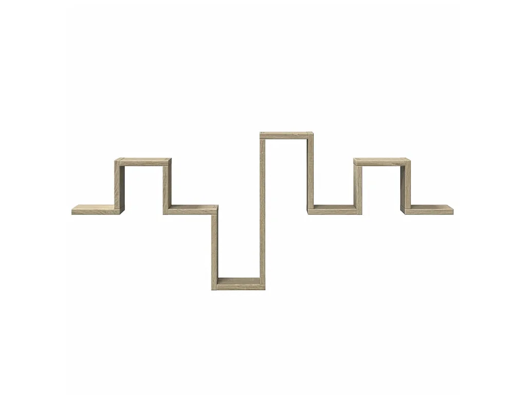 Étagère murale chêne sonoma 104,5x10x43 cm bois d'ingénierie