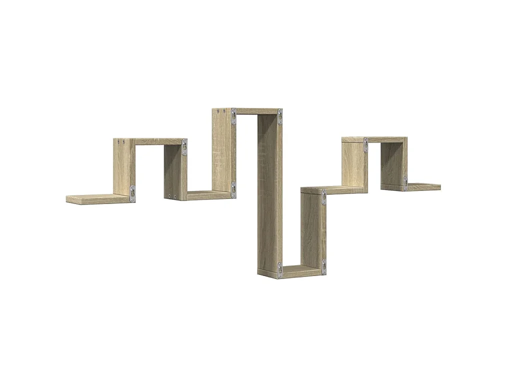 Étagère murale chêne sonoma 104,5x10x43 cm bois d'ingénierie