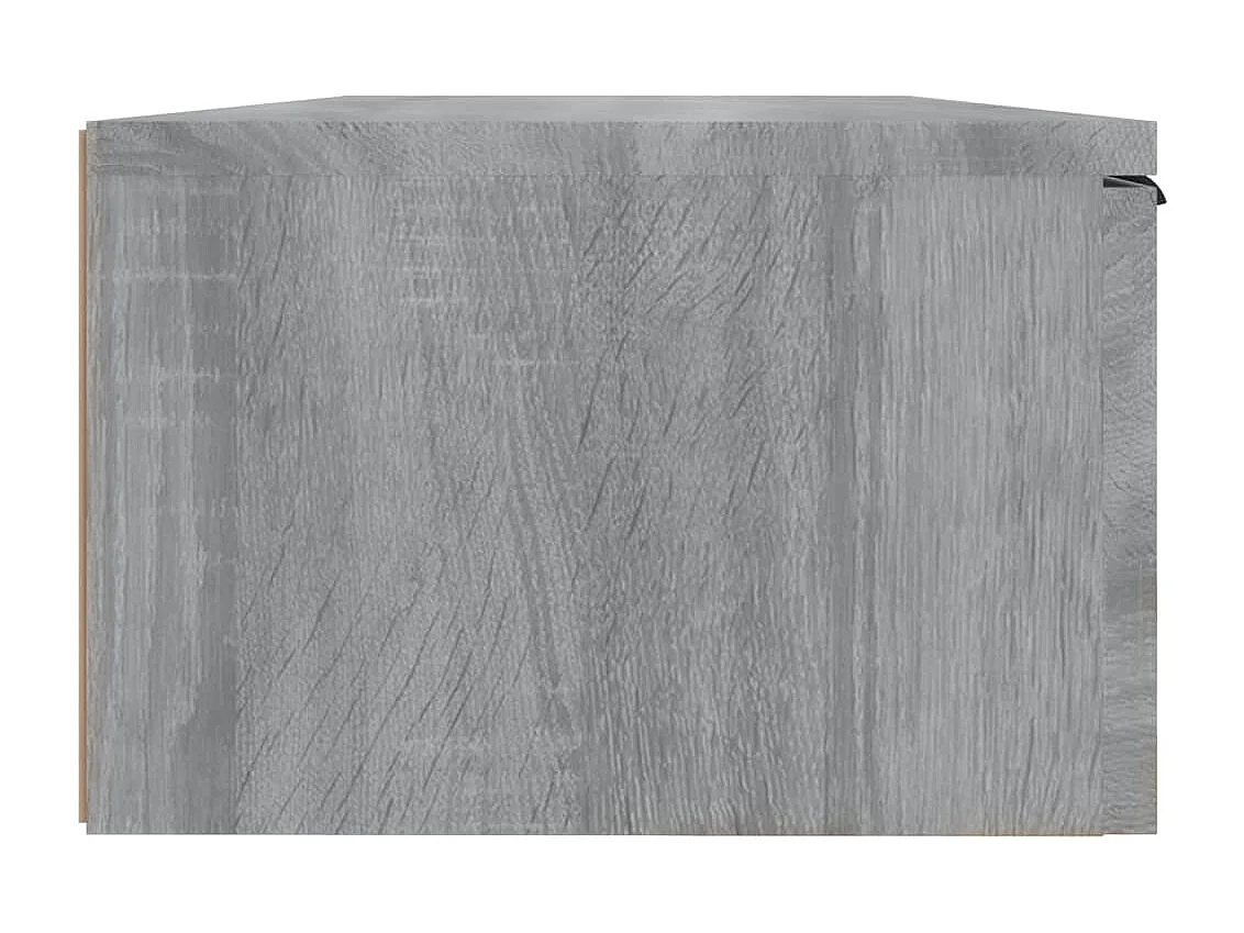 Armário parede 68x30x20cm derivados madeira cinzento sonoma