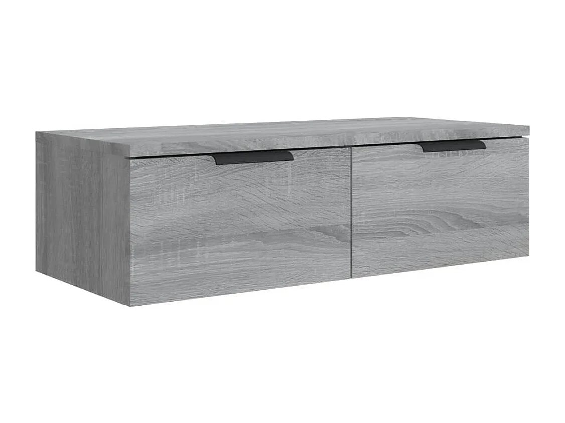 Armoire murale Sonoma gris 68x30x20 cm Bois d'ingénierie