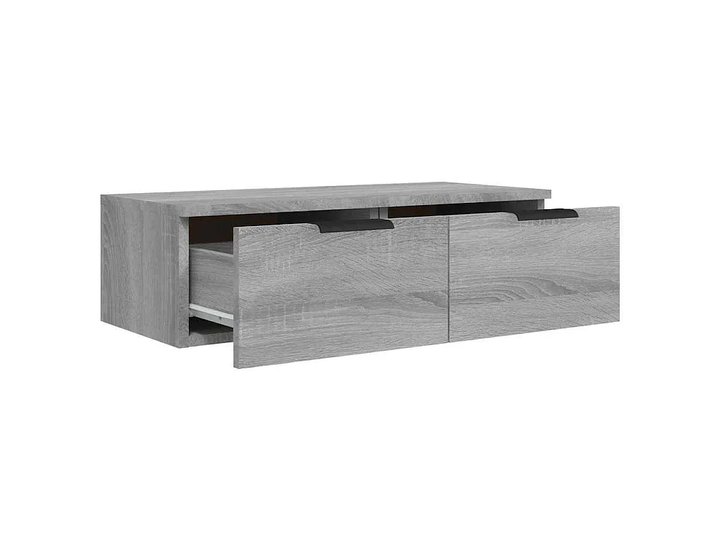 Armoire murale Sonoma gris 68x30x20 cm Bois d'ingénierie