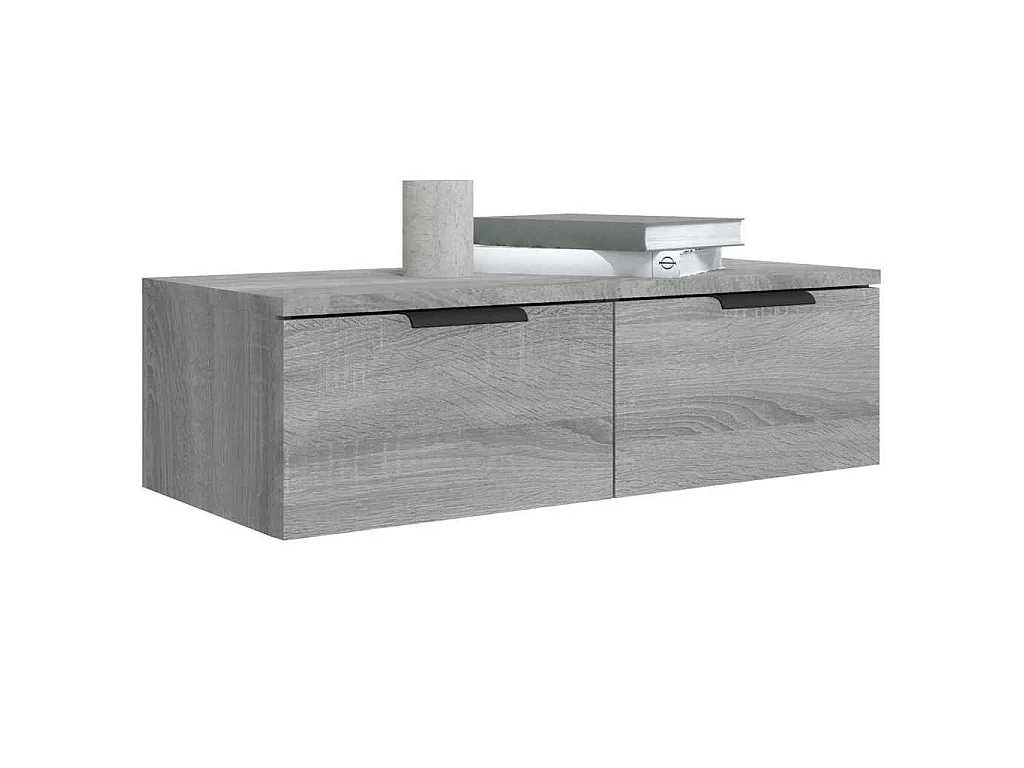 Armoire murale Sonoma gris 68x30x20 cm Bois d'ingénierie