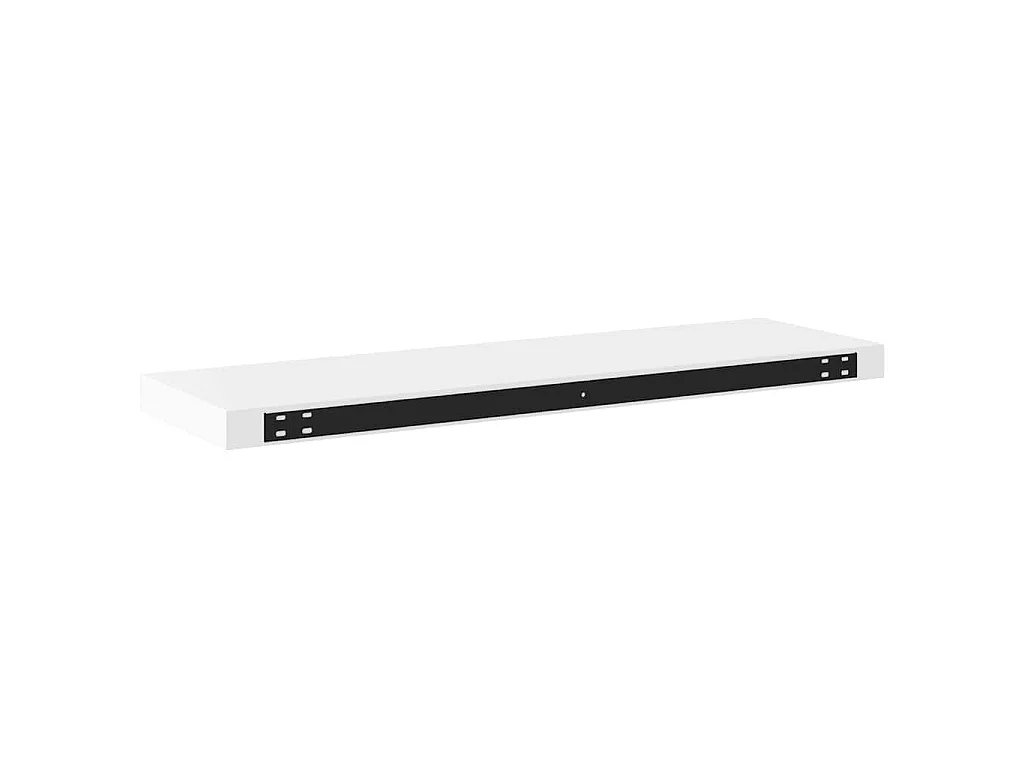 Étagère flottante murale blanc 80x23,5x3,8 cm MDF
