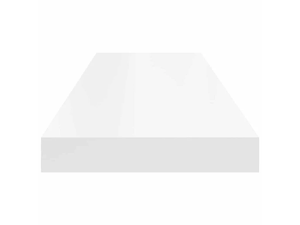 Étagère flottante murale blanc 80x23,5x3,8 cm MDF