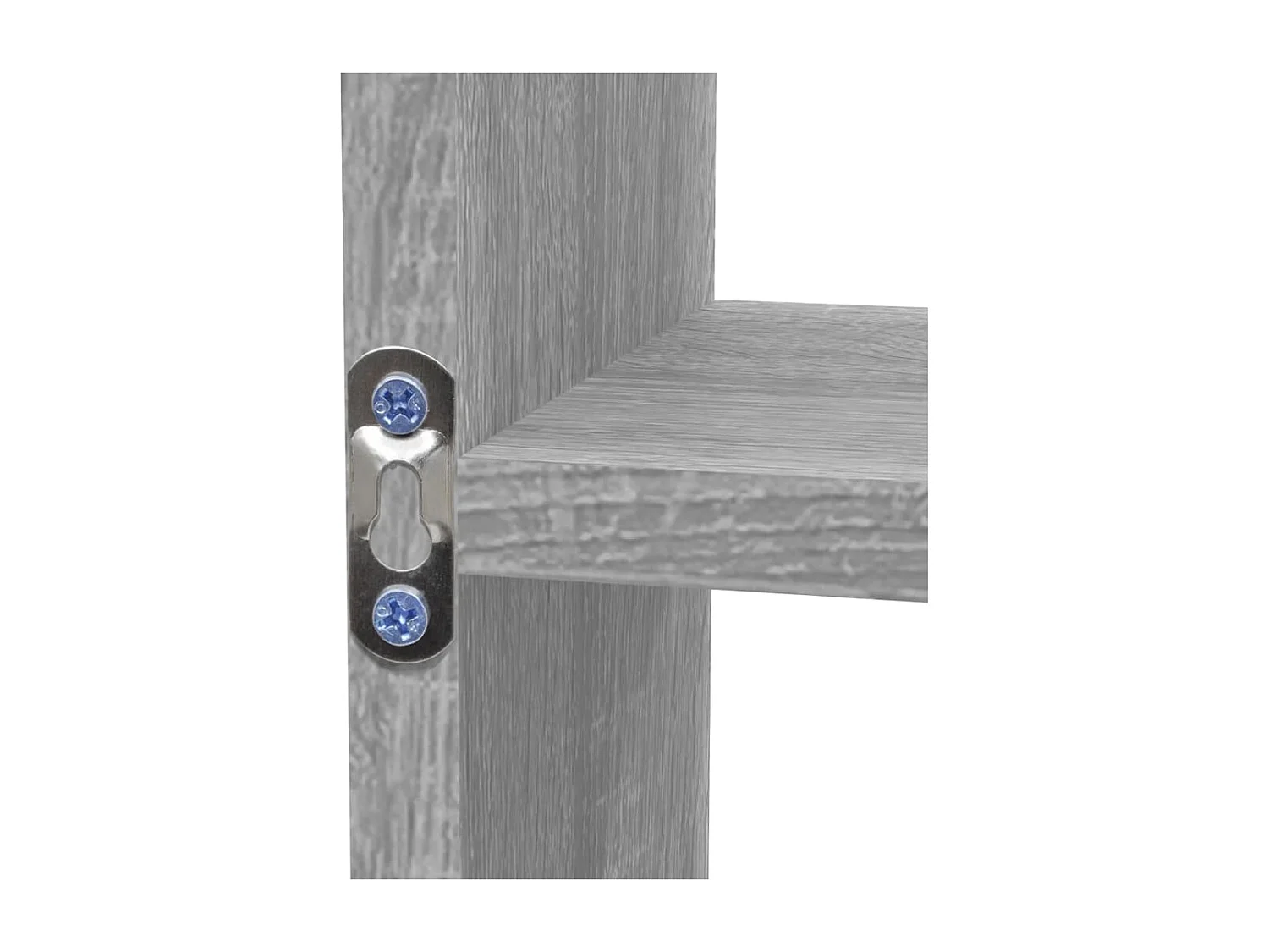 Estantería de pared con 8 compartimentos gris Sonoma