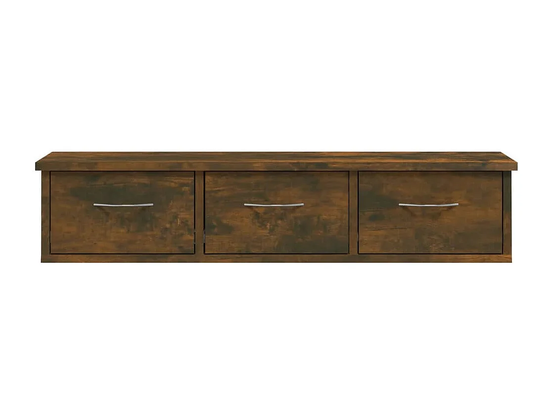 Armoire murale Chêne fumé 88x26x18,5 cm Bois d'ingénierie