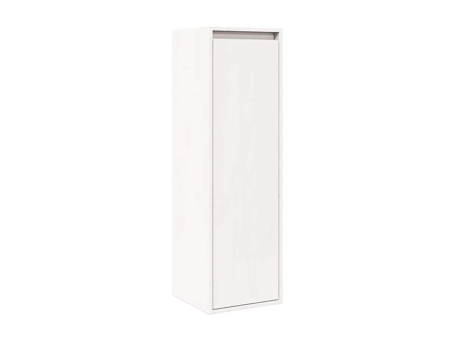 Armários de parede 2 pcs 30x30x100 cm pinho maciço branco