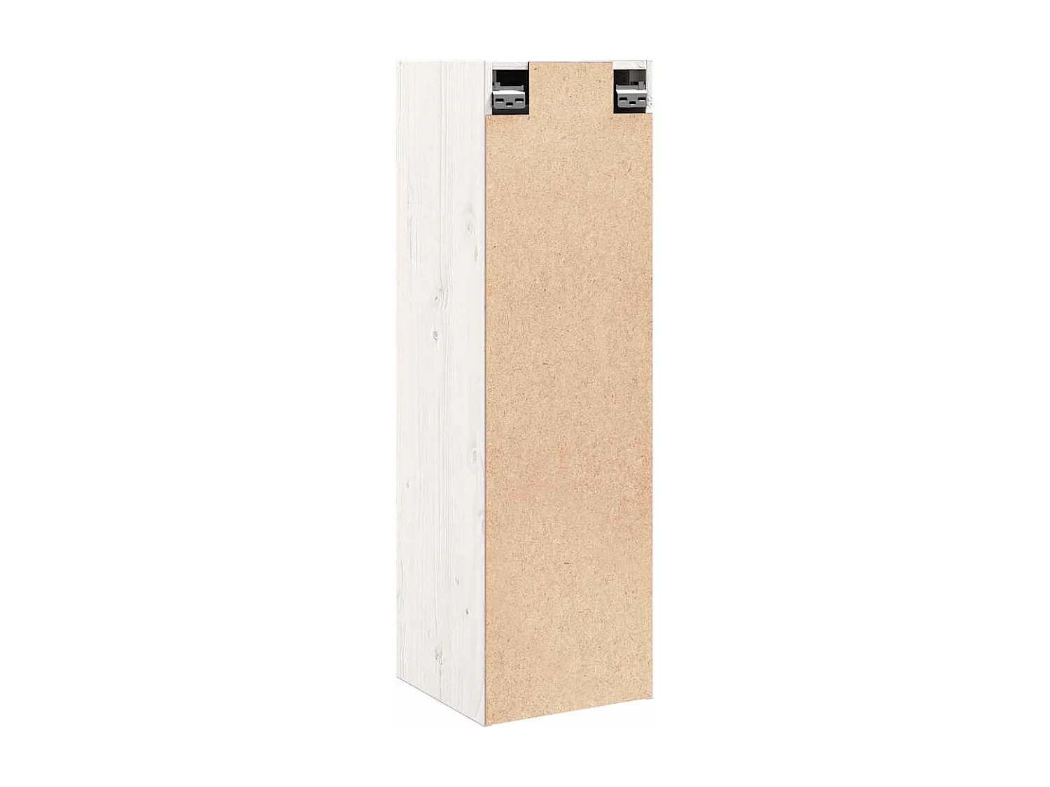 Armários de parede 2 pcs 30x30x100 cm pinho maciço branco