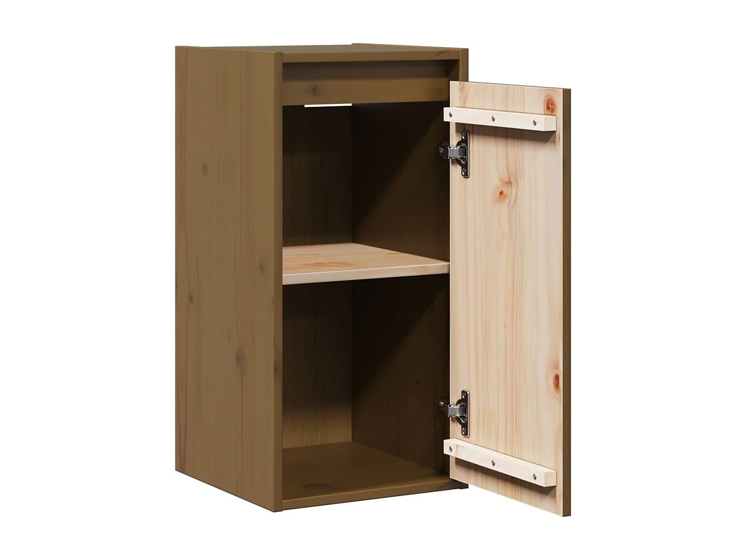 Armoire murale Marron miel 30x30x60 cm Bois de pin massif