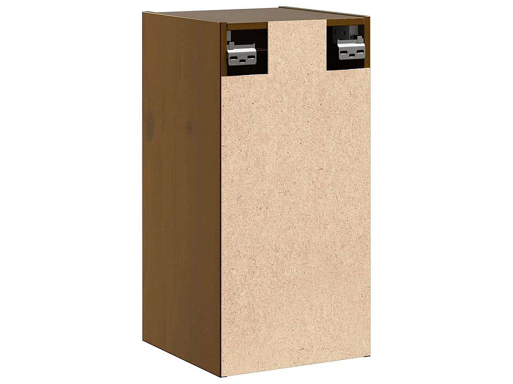Wandschrank Honigbraun 30x30x60 cm Massivholz Kiefer