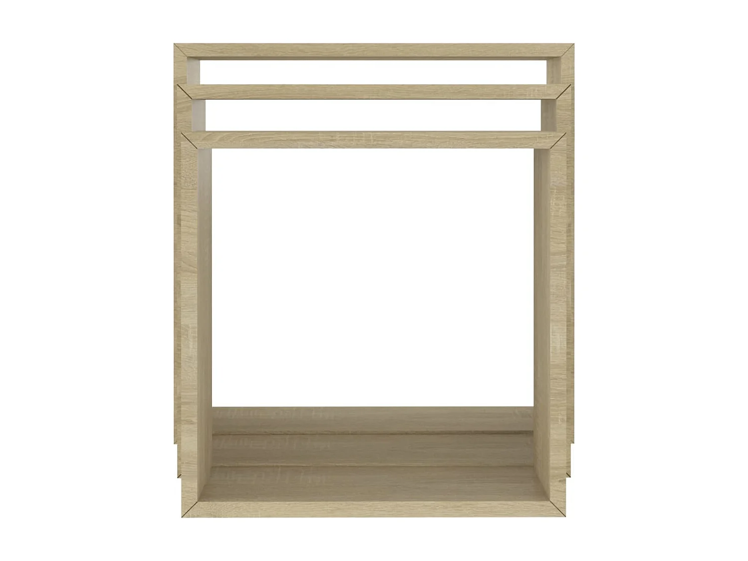 Mensole a Cubo da Parete 3 pz Rovere Sonoma