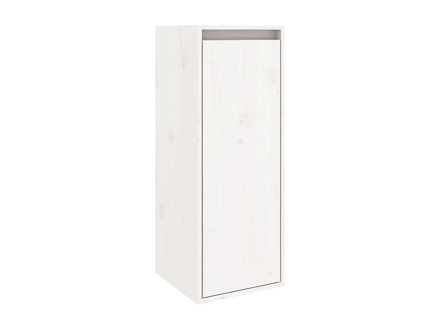 Armoire murale Blanc 30x30x80 cm Bois de pin massif