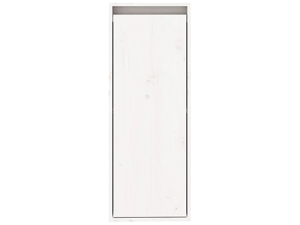 Pensile Bianco 30x30x80 cm in Legno Massello di Pino