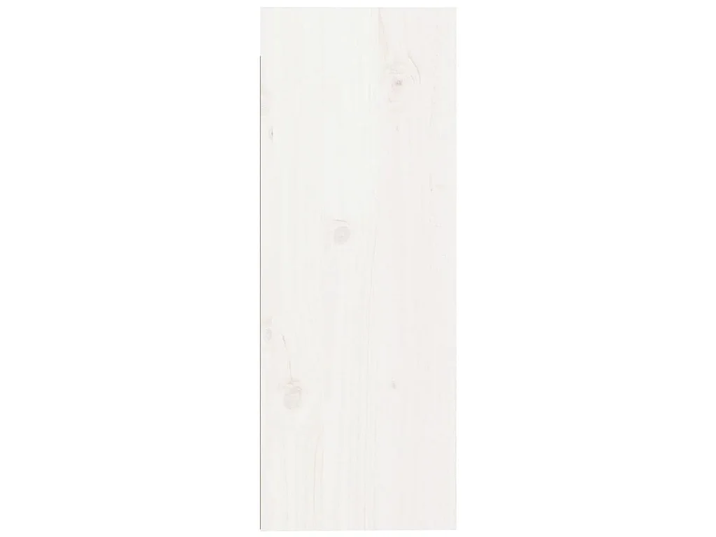 Pensile Bianco 30x30x80 cm in Legno Massello di Pino