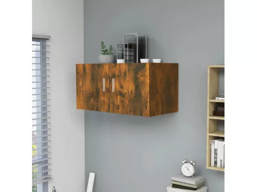 Kauf Unique Wandschrank Räuchereiche 80x39x40 cm Holzwerkstoff