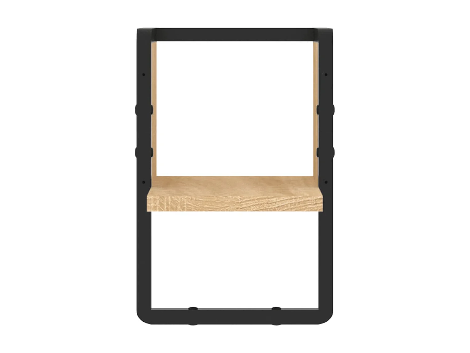 Étagère murale avec barre chêne sonoma 20x25x30 cm
