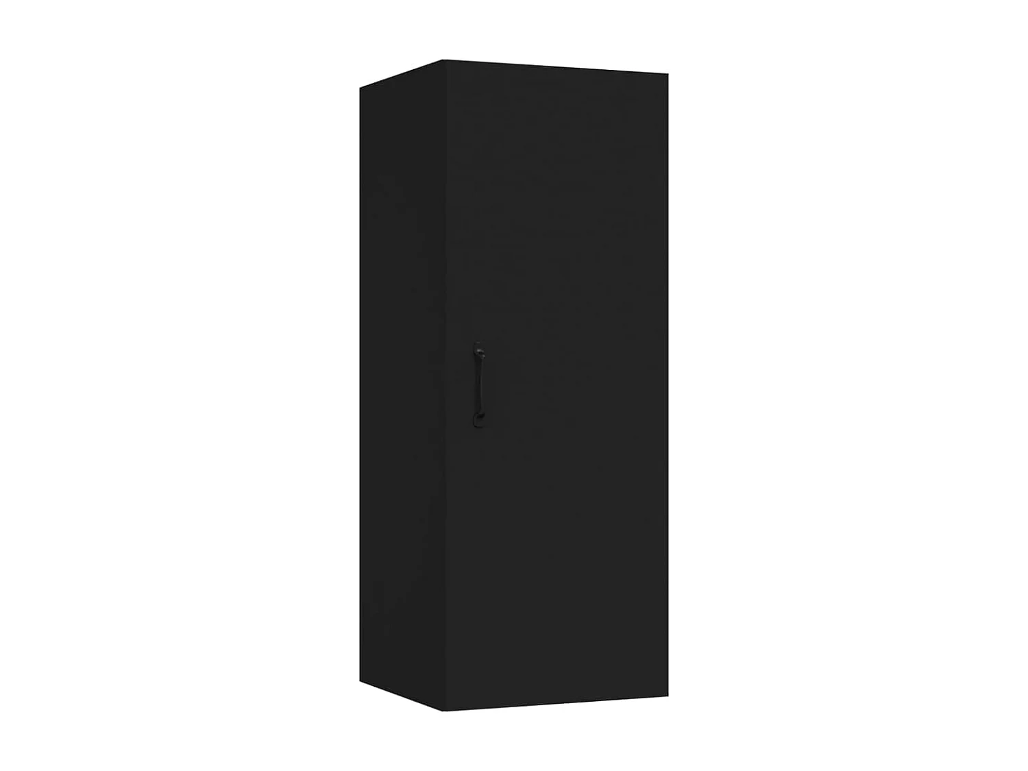 Armoire murale suspendue Noir 34,5x34x90 cm Bois d'ingénierie