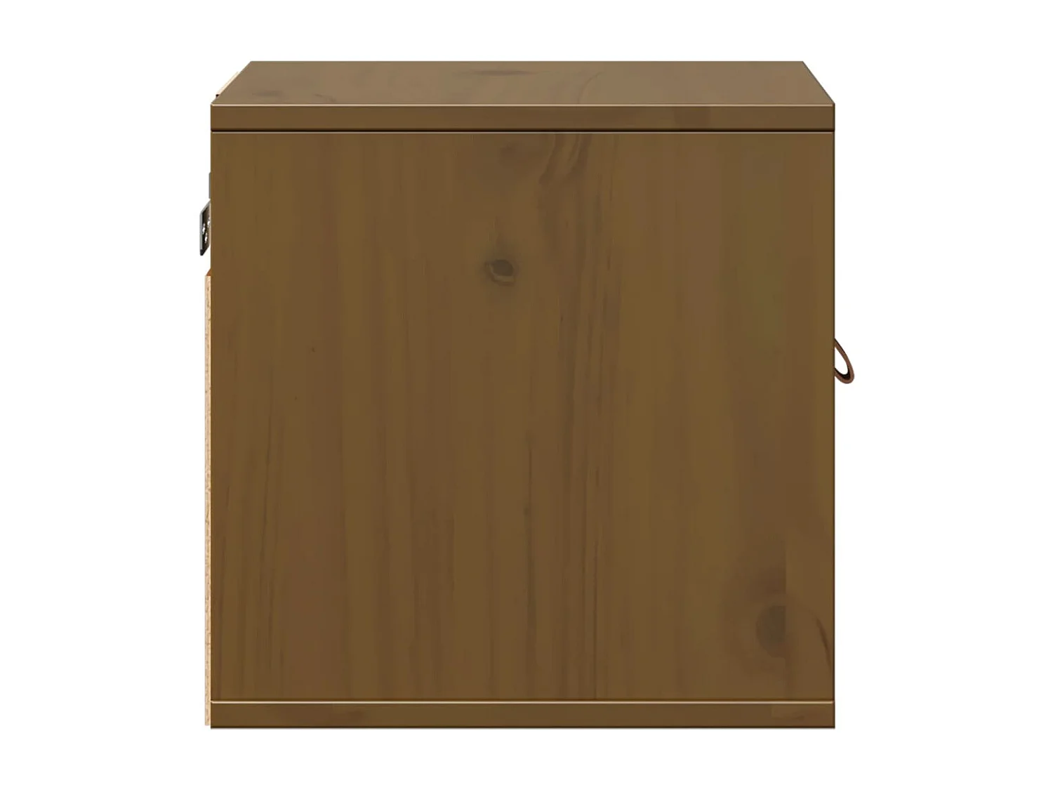 Armoire murale Marron miel 31,5x30x30 cm Bois de pin massif