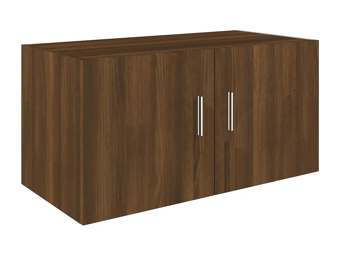 Armário de parede 80x39x40 cm madeira proc. carvalho castanho