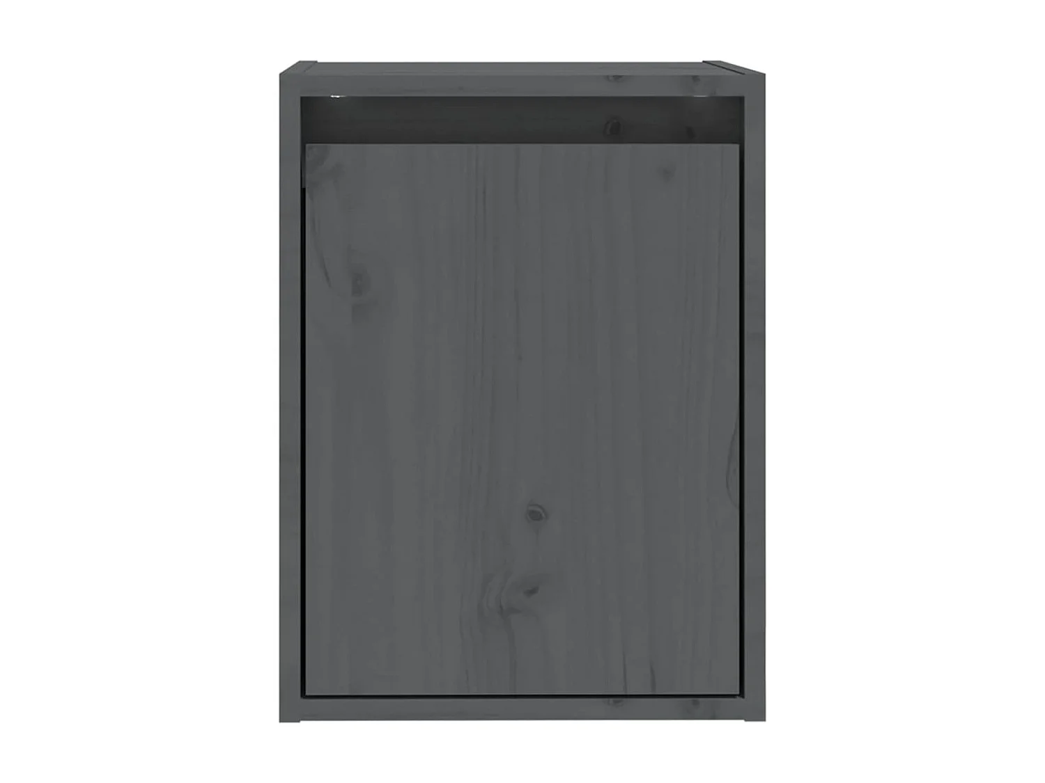 Armoire murale Gris 30x30x40 cm Bois de pin massif