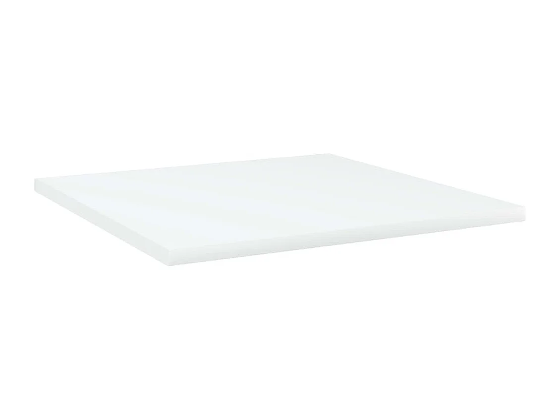 Panneaux de bibliothèque 4 pcs blanc bois d’ingénierie