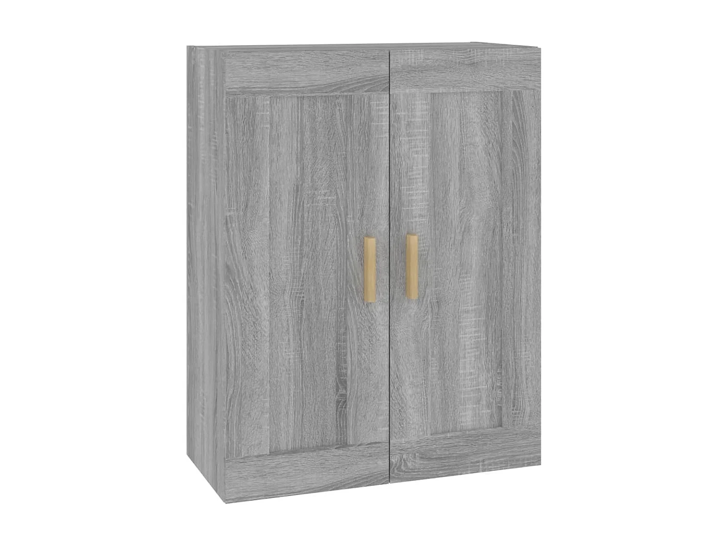 Wandschrank Grau Sonoma 69,5x32,5x90 cm Holzwerkstoff
