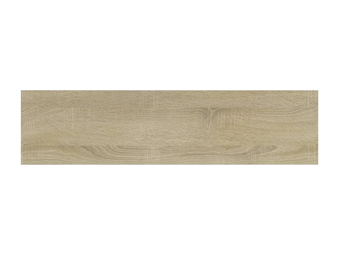 Wandschappen 4 st 40x10x1,5 cm bewerkt hout sonoma eikenkleurig