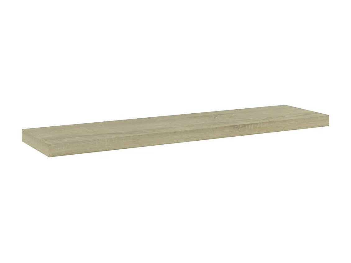 Panneau de bibliothèque 4 pcs chêne sonoma bois d’ingénierie