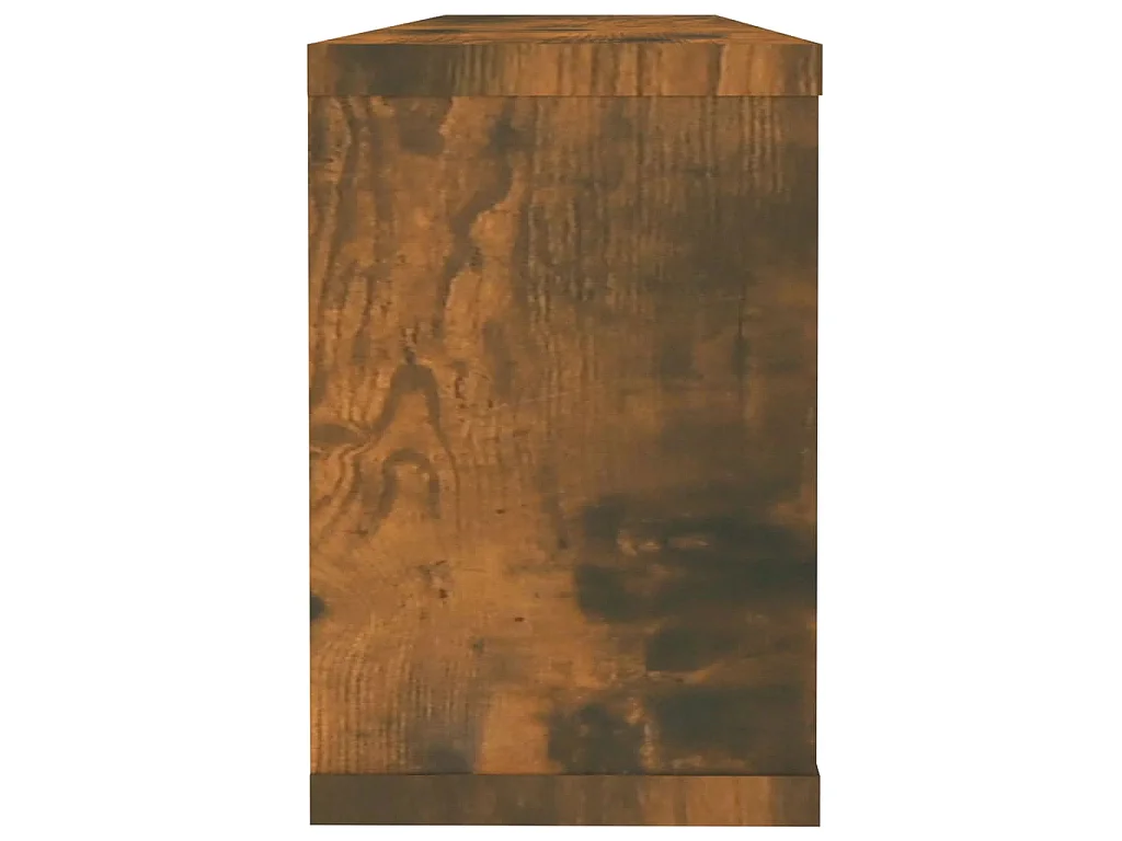 Étagères murales cube 6 pcs Chêne fumé 60x15x23 cm Bois