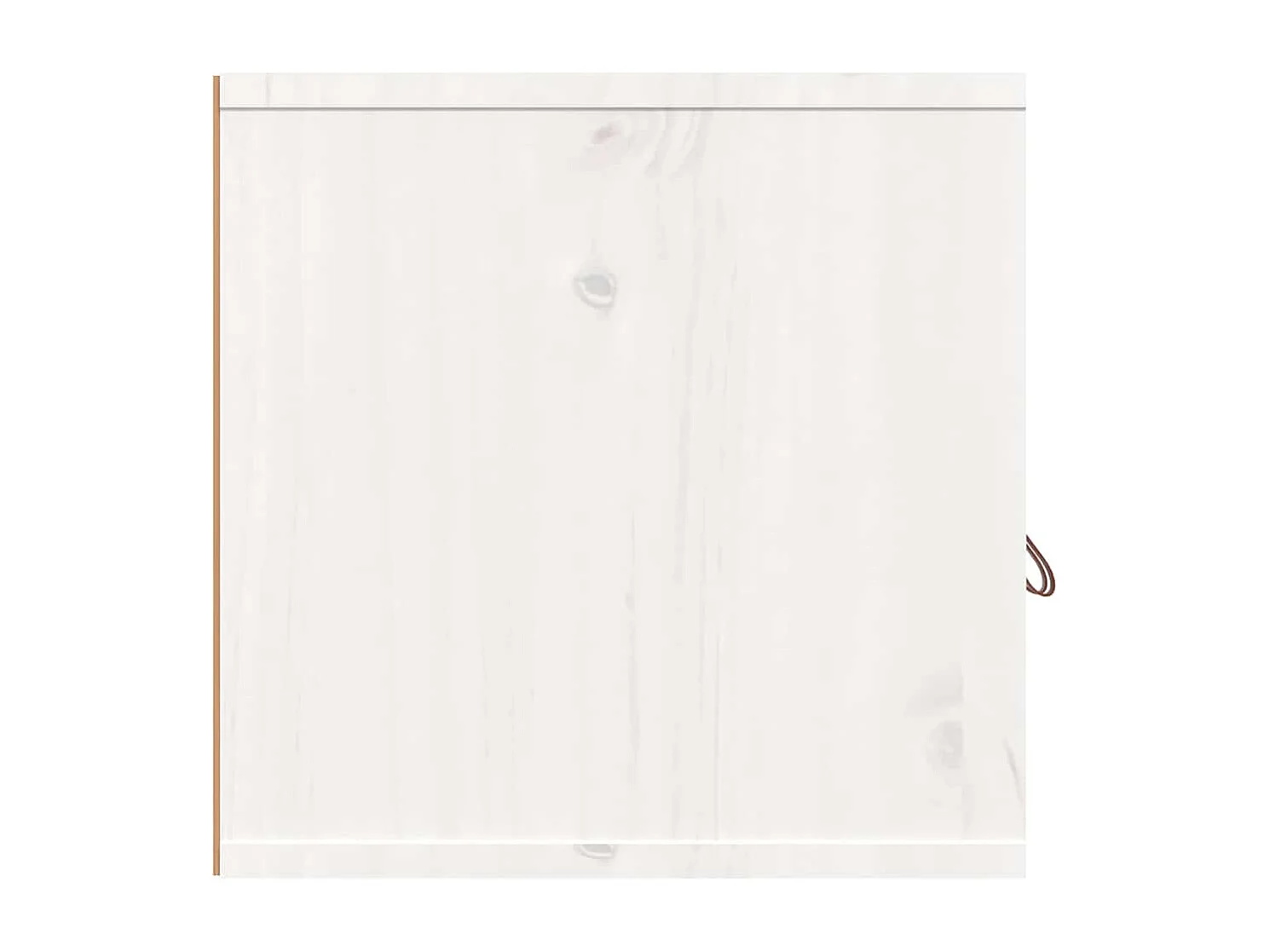 Armoire murale Blanc 80x30x30 cm Bois de pin massif