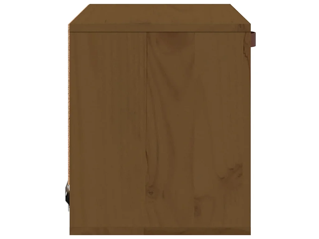 Wandschrank Honigbraun 40x30x35 cm Massivholz Kiefer