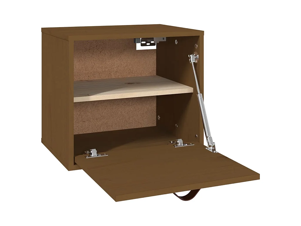 Wandschrank Honigbraun 40x30x35 cm Massivholz Kiefer