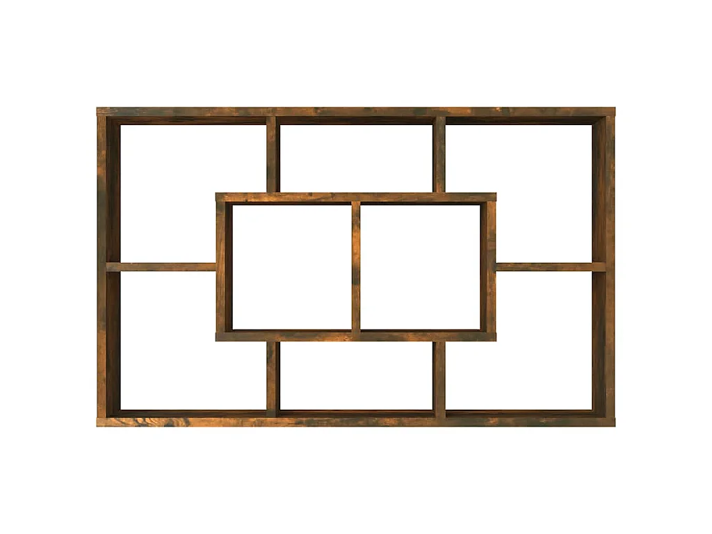 Wandregal Räuchereiche 85x16x52,5 cm Holzwerkstoff