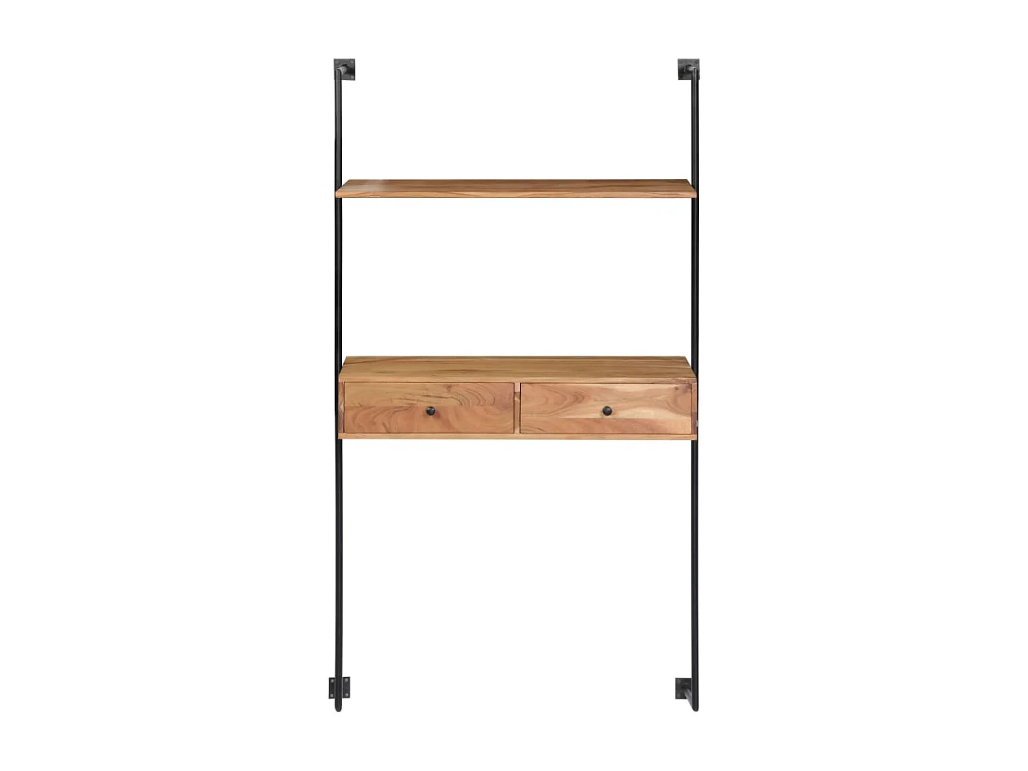 Bureau mural 90x40x170 cm Bois d'acacia solide