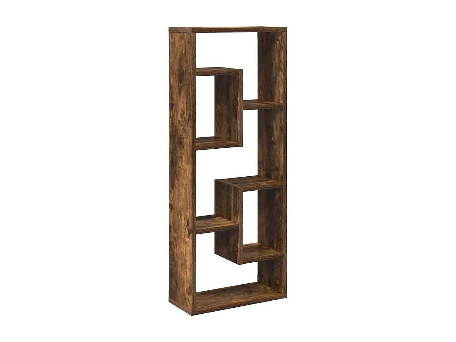 Étagère murale Chêne fumé 36x16x90 cm Bois d'ingénierie