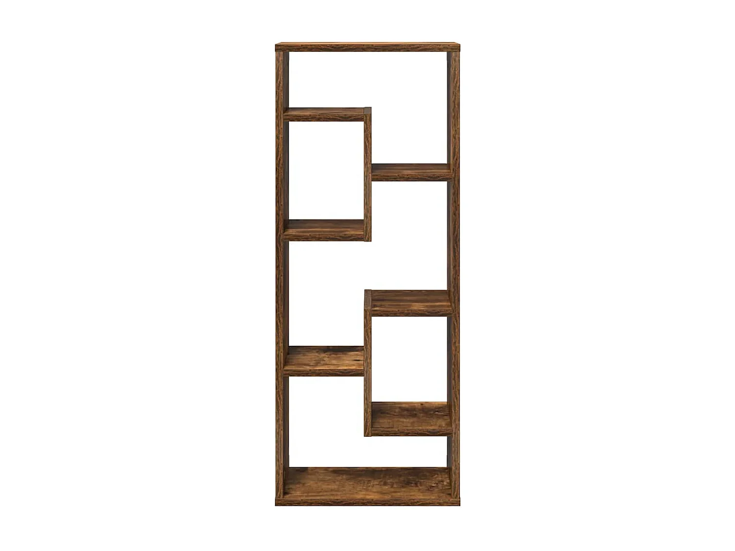 Étagère murale Chêne fumé 36x16x90 cm Bois d'ingénierie