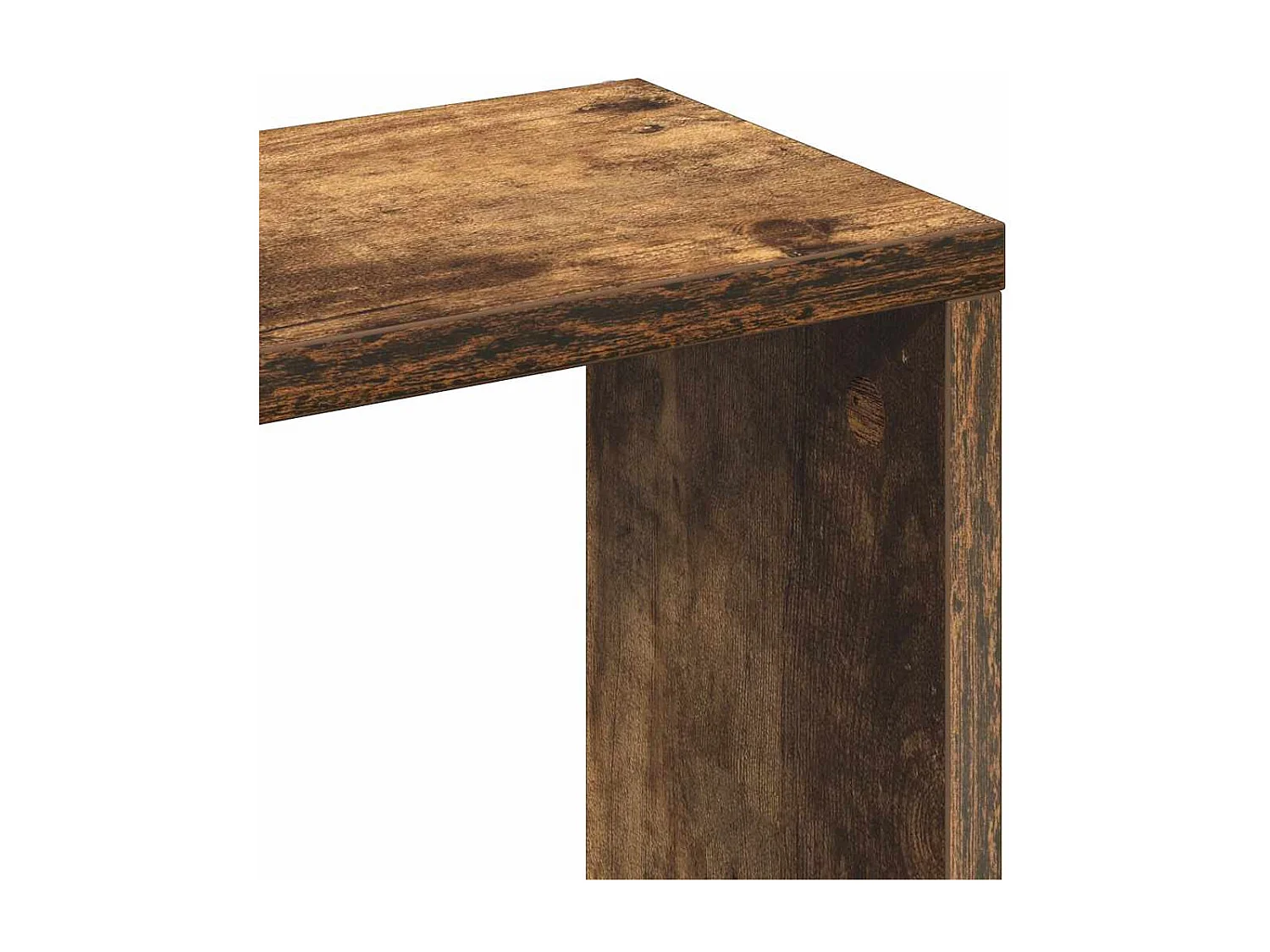 Étagère murale Chêne fumé 36x16x90 cm Bois d'ingénierie